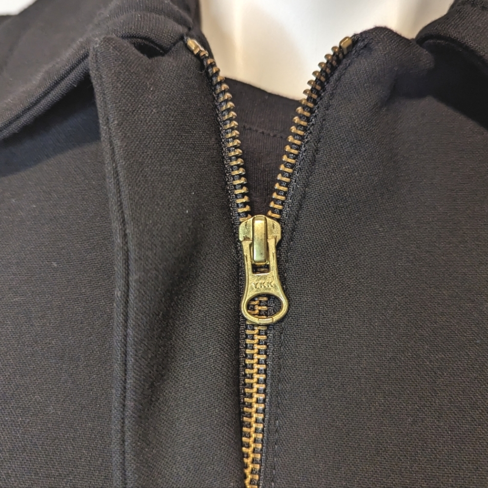 Zara Basic Black Jacket With Ruffled Pockets Wome… - image 4